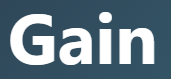 【 gain – 獲得する、増加する】