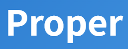 【 proper – 適切な、正しい】