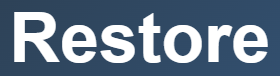 【 restore – 回復させる、復元する】
