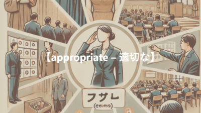 【appropriate – 適切な】