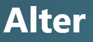 【Alter – 変える】
