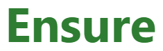 【Ensure – 保証する】