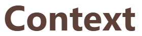 【Context – 文脈】