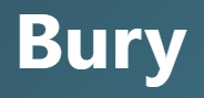 【Bury：埋める、埋葬する】