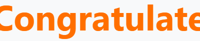 【congratulate – 祝う】