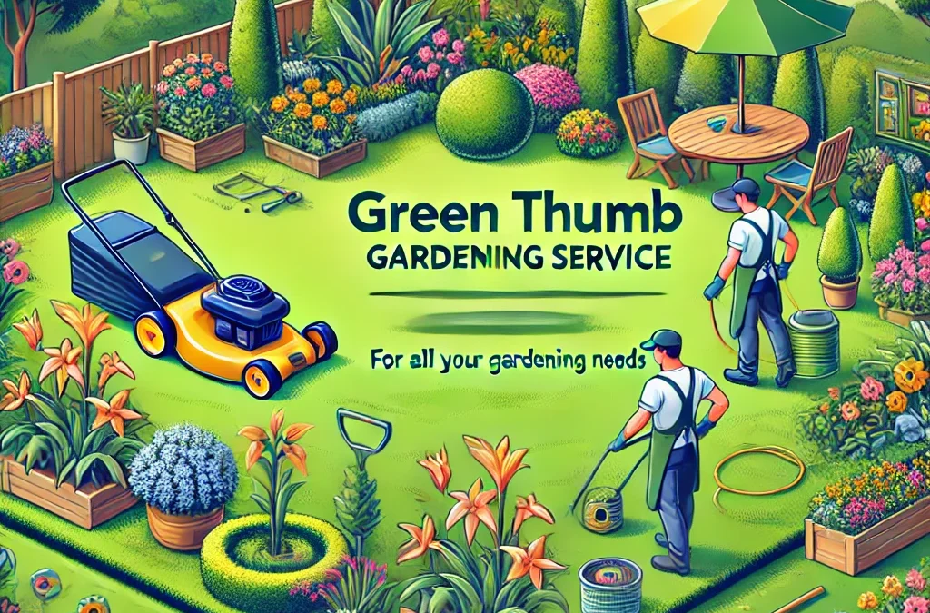 TOEIC パート7 練習問題　お庭はお手入れが必要ですか？Green Thumb Gardening Serviceにお任せください。