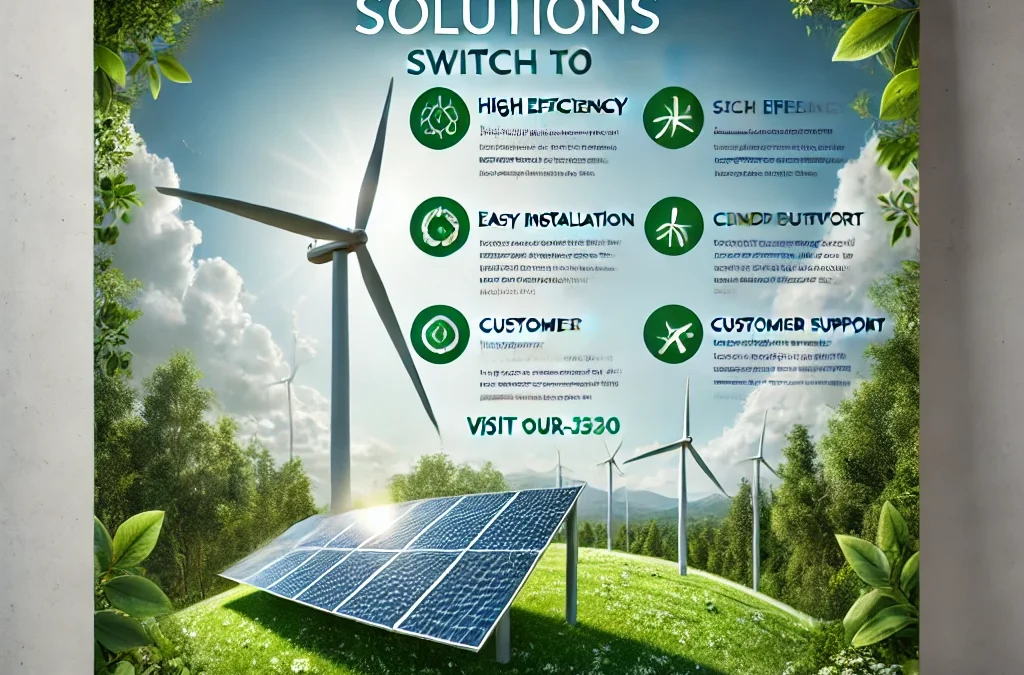 TOEIC パート7 練習問題　「Green Energy Solutionsに切り替えて、あなたのカーボンフットプリントを削減しましょう！」
