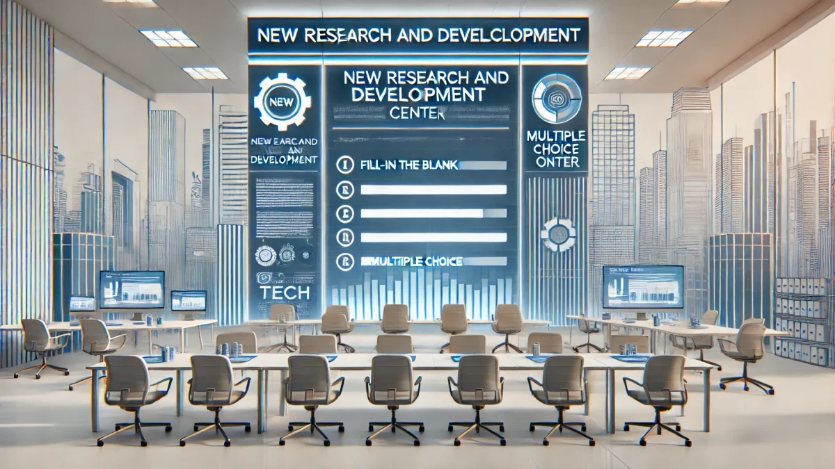 TOEIC パート6 練習問題　「ハイテク大手InnovateTechは本日、シリコンバレーの中心部に新しい研究開発センターを開設すると発表しました。」